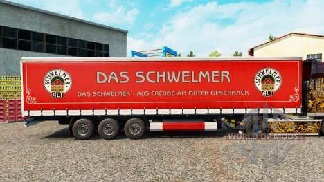 Скин Schwelmer на шторный полуприцеп для Euro Truck Simulator 2