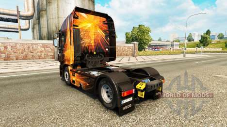 Скин Cubical Flare на тягач Iveco для Euro Truck Simulator 2