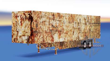 Скин Rusty на рефрижераторный полуприцеп для American Truck Simulator