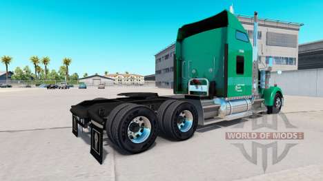 Скин Interstate Dist. Co. на тягач Kenworth W900 для American Truck Simulator