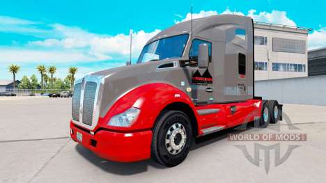 Скин Mountain River Trucking на Kenworth T680 для American Truck Simulator