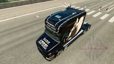 Скин Dark Angel на тягач Scania T для Euro Truck Simulator 2