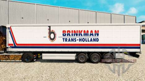 Скин Brinkman на шторный полуприцеп для Euro Truck Simulator 2