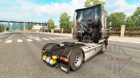 Скин Zombie на тягач DAF для Euro Truck Simulator 2
