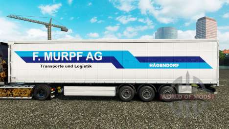 Скин F. Murpf AG на шторный полуприцеп для Euro Truck Simulator 2