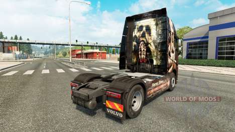 Скин Survival Horror на тягач Volvo для Euro Truck Simulator 2
