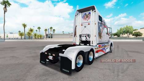 Скин USA Eagle на тягач Volvo VNL 670 для American Truck Simulator