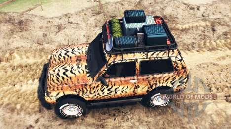 ВАЗ-21214 (Lada 4x4 Urban) тигр для Spin Tires