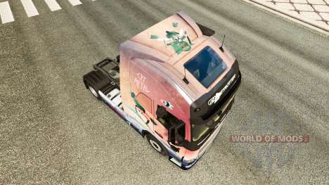 Скин Cpt Metal на тягач Volvo для Euro Truck Simulator 2