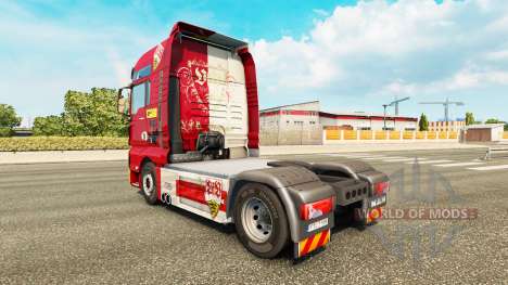 Скин VFB Stuttgart на тягач MAN для Euro Truck Simulator 2