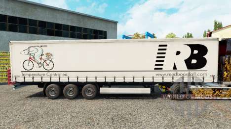 Скин Reed Boardall на шторный полуприцеп для Euro Truck Simulator 2