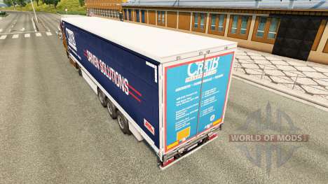 Скин ARR Craib Transport на шторный полуприцеп для Euro Truck Simulator 2