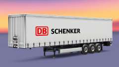 Скин DB Schenker Logistics на шторный полуприцеп для Euro Truck Simulator 2