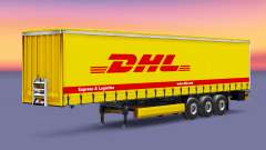 Скин DHL Express & Logistics на полуприцеп для Euro Truck Simulator 2