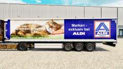 Скин Aldi Markt на шторный полуприцеп для Euro Truck Simulator 2