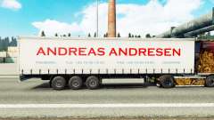 Скин Andreas Andresen на шторный полуприцеп для Euro Truck Simulator 2
