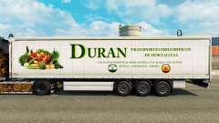 Скин Duran на шторный полуприцеп для Euro Truck Simulator 2
