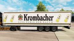 Скин Krombacher на шторный полуприцеп для Euro Truck Simulator 2