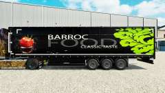 Скин Barroc Food на шторный полуприцеп для Euro Truck Simulator 2
