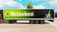 Скин Heineken на шторный полуприцеп для Euro Truck Simulator 2