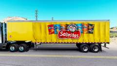 Скин Sabritas на шторный полуприцеп для American Truck Simulator