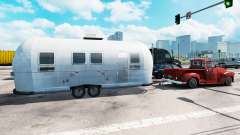 Жилой прицеп Airstream в трафике для American Truck Simulator