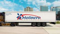Скин Molinero Logistica на шторный полуприцеп для Euro Truck Simulator 2