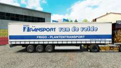 Скин Transport VdV на шторный полуприцеп для Euro Truck Simulator 2