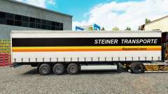 Скин Steiner Transporte на шторный полуприцеп для Euro Truck Simulator 2