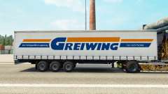 Скин Greiwing на шторный полуприцеп для Euro Truck Simulator 2