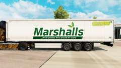 Скин Marshalls на шторный полуприцеп для Euro Truck Simulator 2