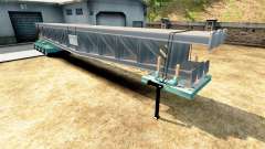 Полуприцеп-роспуск Doll с балками для Euro Truck Simulator 2