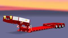 Трёхосный низкорамный трал Doll Vario v2.0 для Euro Truck Simulator 2
