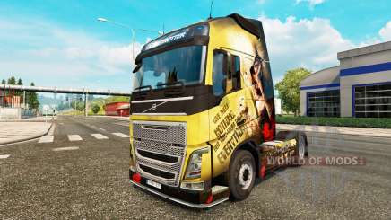 Скин Sparta на тягач Volvo для Euro Truck Simulator 2