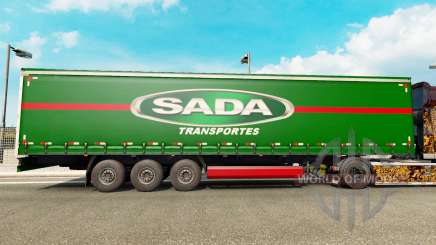 Скин SADA Transportes на шторный полуприцеп для Euro Truck Simulator 2
