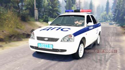 LADA Priora Полиция ДПС (ВАЗ-2170) для Spin Tires