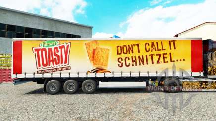 Скин Tillmans Toasty на шторный полуприцеп для Euro Truck Simulator 2