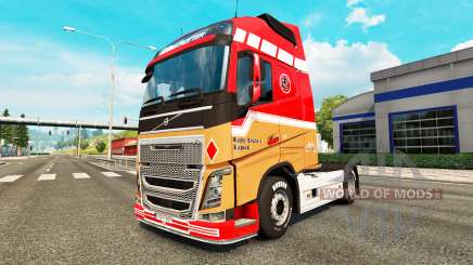 Скин Ronny Ceusters на тягач Volvo для Euro Truck Simulator 2