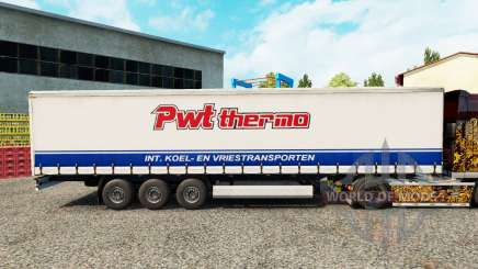 Скин PWT Thermo на шторный полуприцеп для Euro Truck Simulator 2