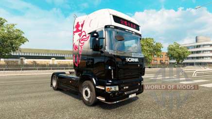 Скин King of The Road на тягач Scania для Euro Truck Simulator 2