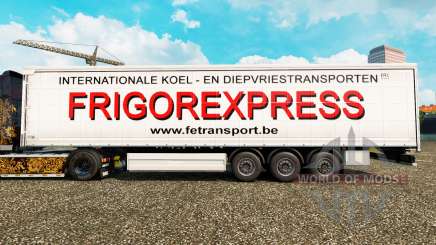 Скин Frigorexpress на шторный полуприцеп для Euro Truck Simulator 2