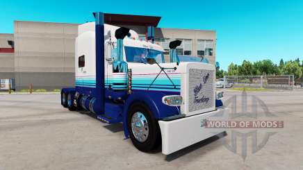 Скин Blur Line на тягач Peterbilt 389 для American Truck Simulator