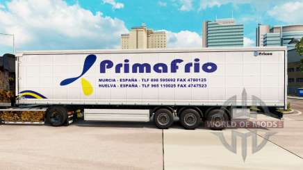 Скин Primafrio шторный полуприцеп для Euro Truck Simulator 2