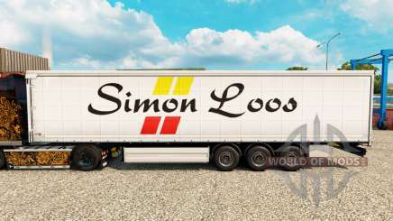 Скин Simon Loos шторный полуприцеп для Euro Truck Simulator 2