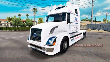 Скин Frio Express на тягач Volvo VNL 670 для American Truck Simulator