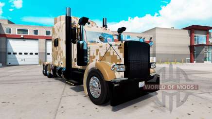 Скин Camo на тягач Peterbilt 389 для American Truck Simulator