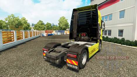 Скин Boston Bruins на тягач Volvo для Euro Truck Simulator 2