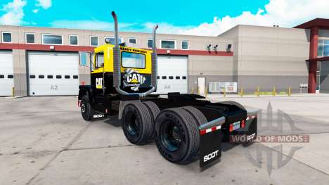 Скин Caterpillar на тягач Scot A2HD для American Truck Simulator