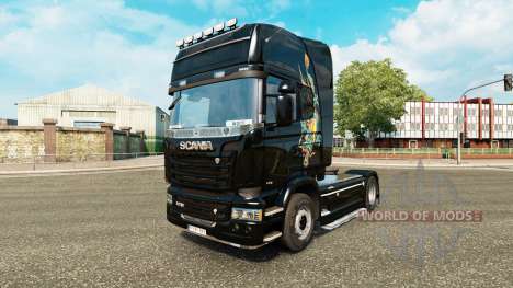 Скин Dracon на тягач Scania для Euro Truck Simulator 2