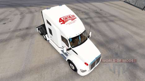 Скин 4OnTheGo на тягач Kenworth T680 для American Truck Simulator